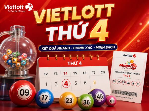 Vietlott thứ 4 có những sản phẩm nào mở thưởng?